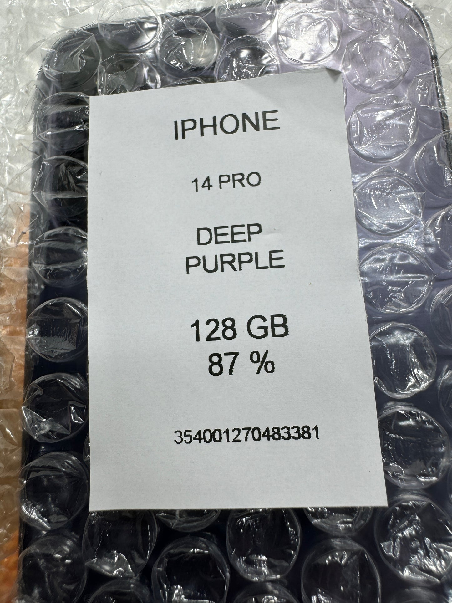 Iphone 14  Pro 128GB 87%